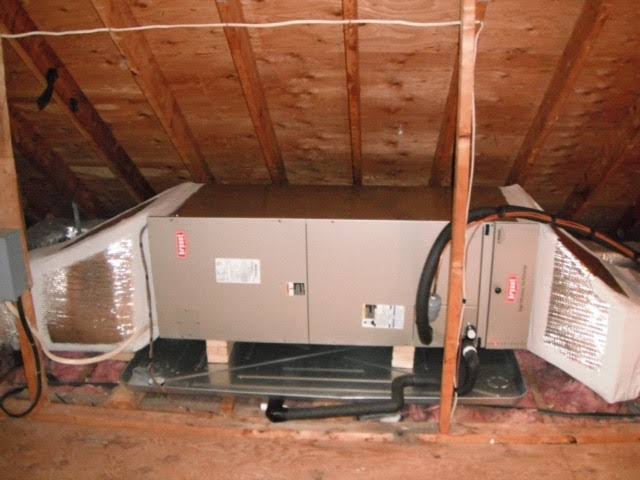 Heat Pump in an Attic