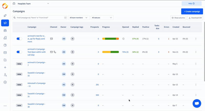 linkedin setup with smartreach.io