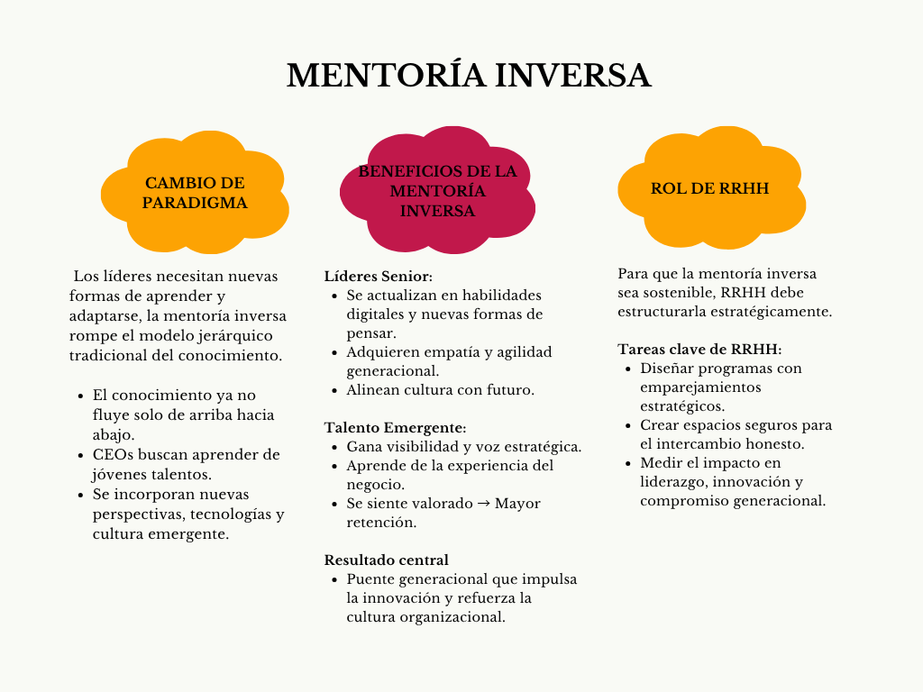 Diagrama mentoría inversa