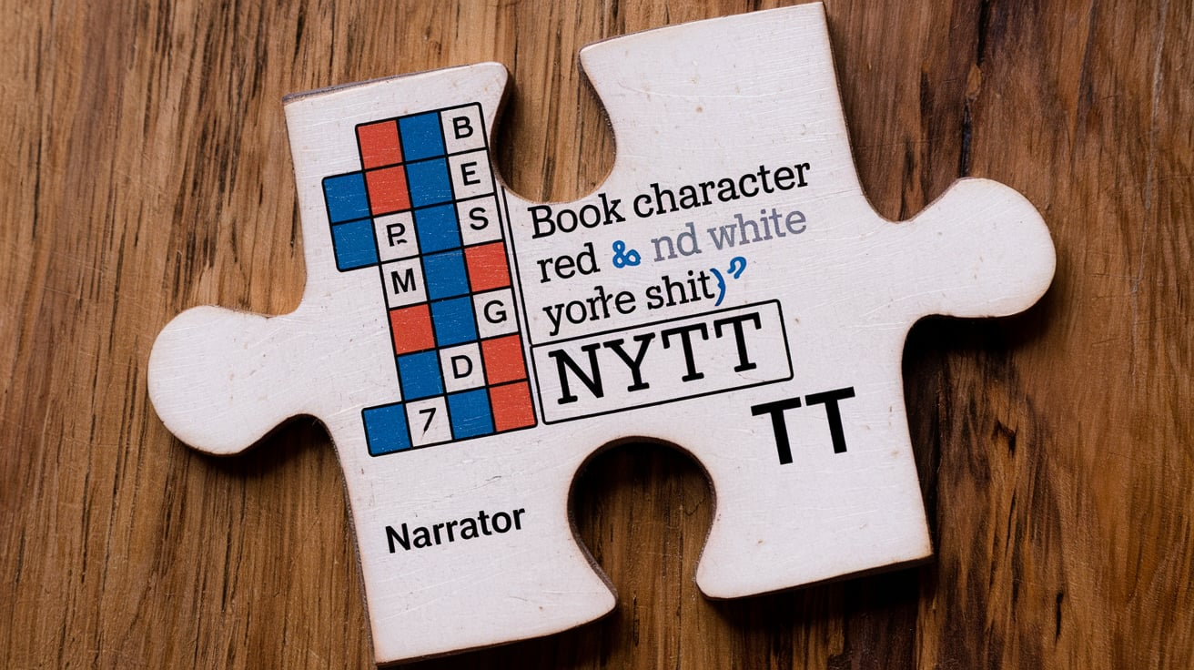 Book Character Red and White Shirt NYT