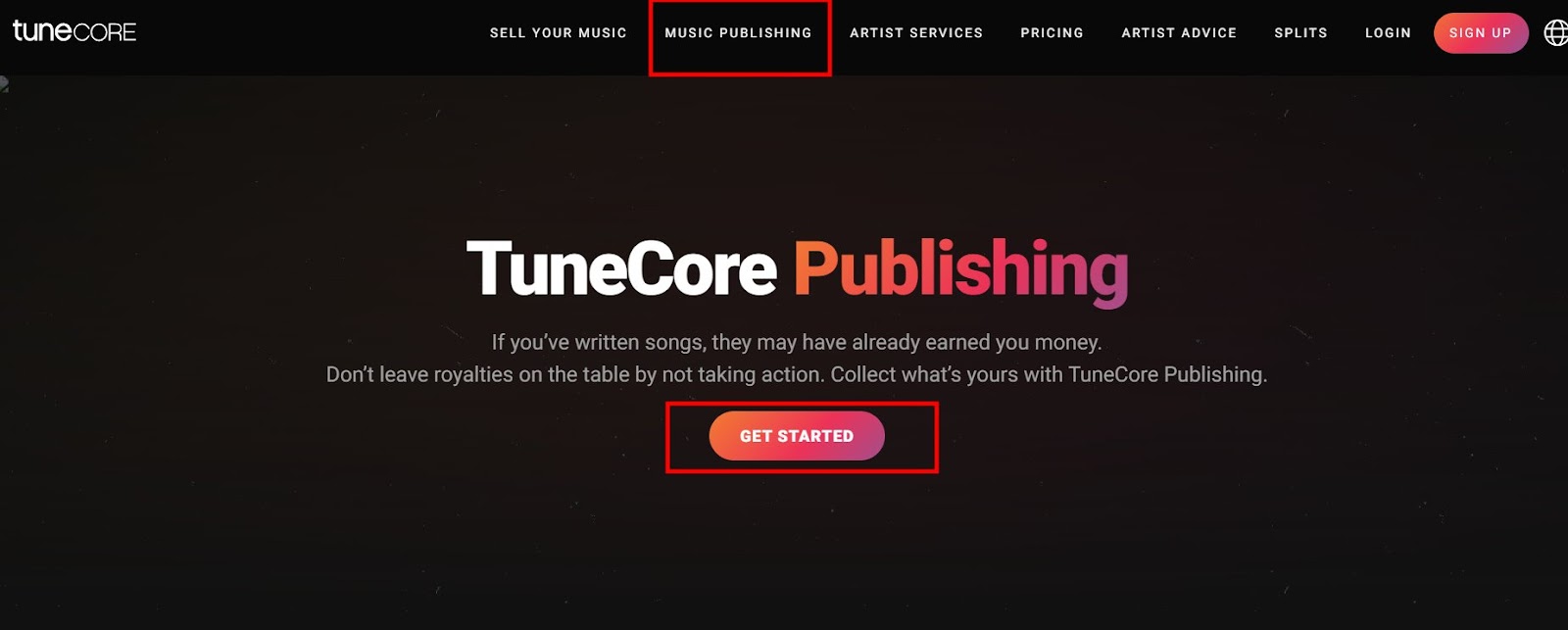 Publish your music on TuneCore 