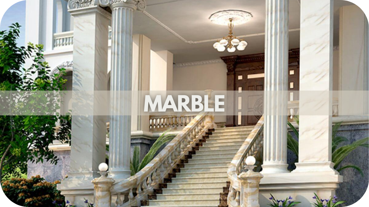 Natural Stones for Exterior Facades: Marble