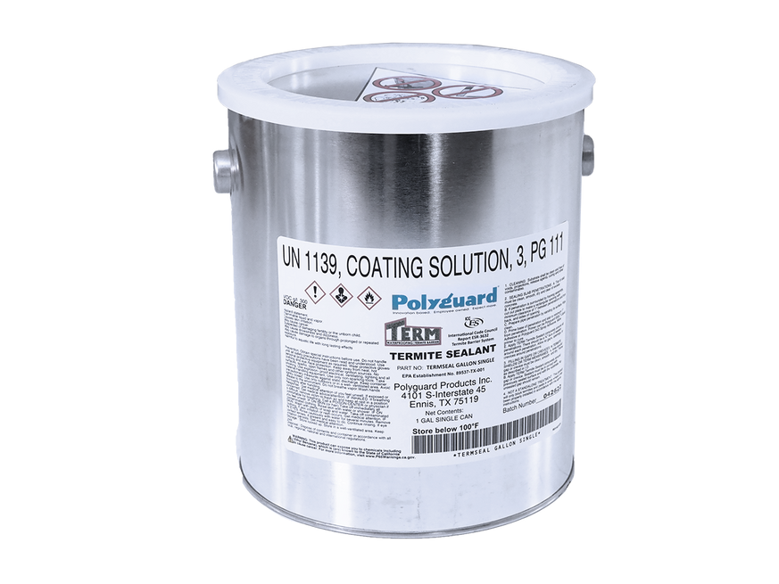 TRM Sealant applied to concrete seams and joints to prevent termite access and ensure long-term flexibility.