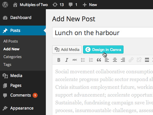 Boost Your Site with Canva Plugin for WordPress - Content Marketing - Lorelei Web