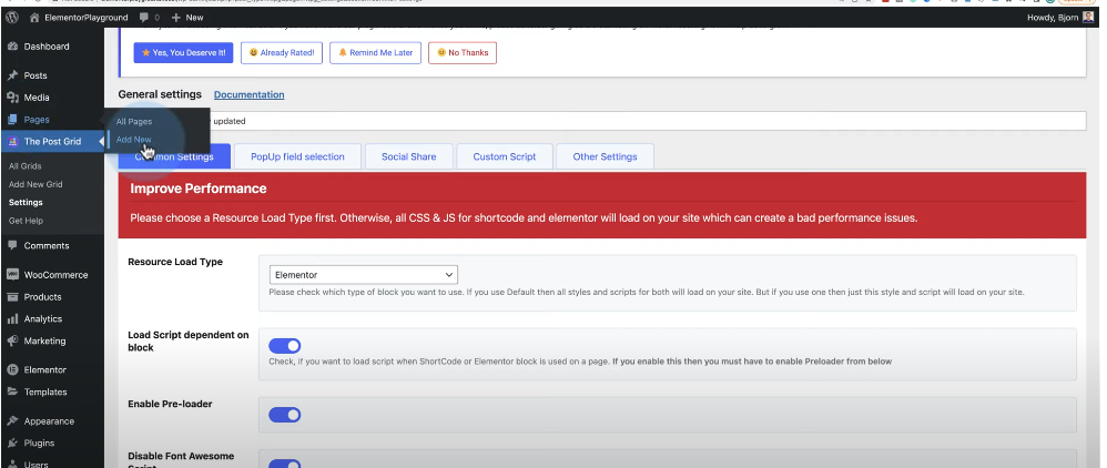Create a New Blog Page in WordPress-axiabits