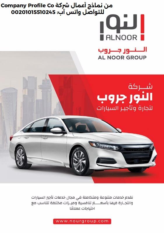 بروفايل شركة جاهز pdf