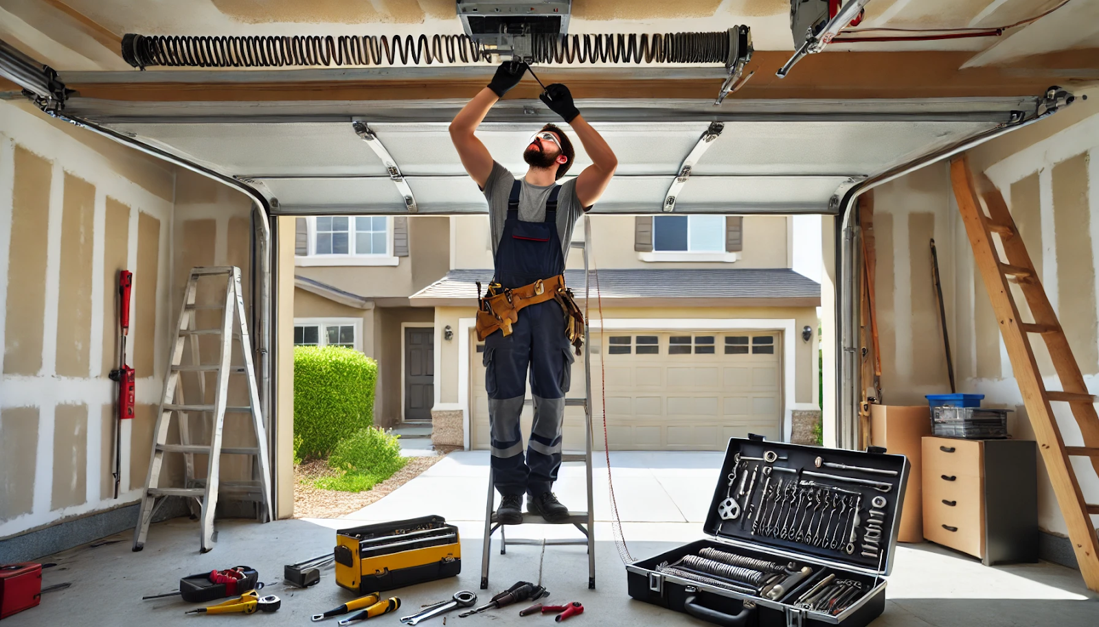 how to replace garage door spring