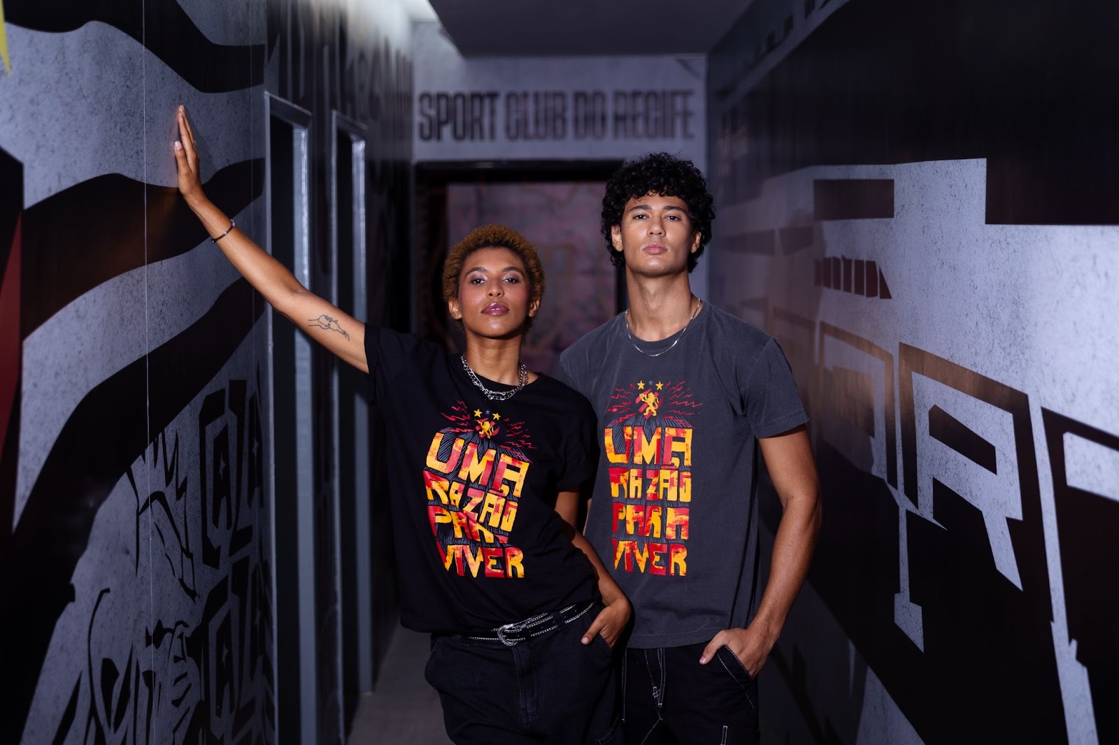 Modelos para a coleção Sport Club do Recife para a coleção da Chico Rei