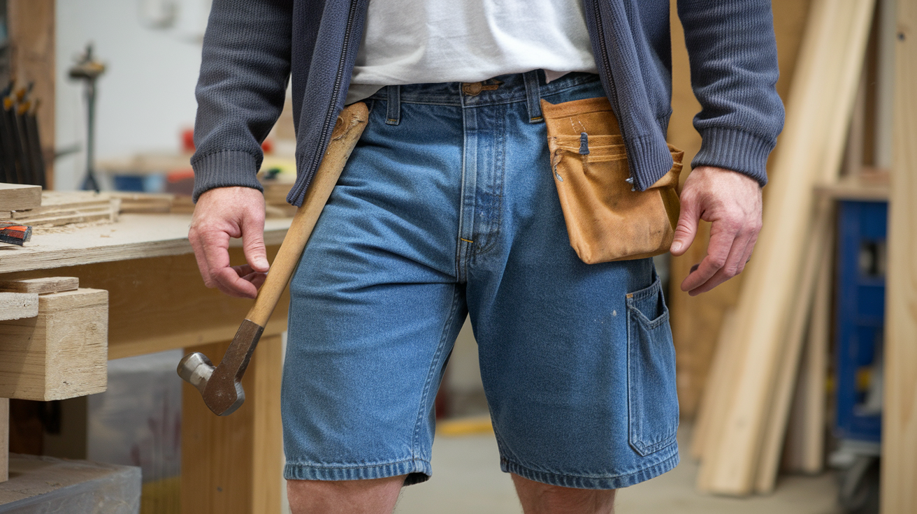Wrangler Denim Carpenter Shorts 64WC2AI