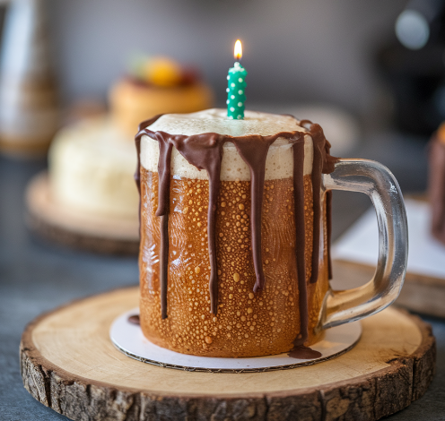 Beer Mug Cake