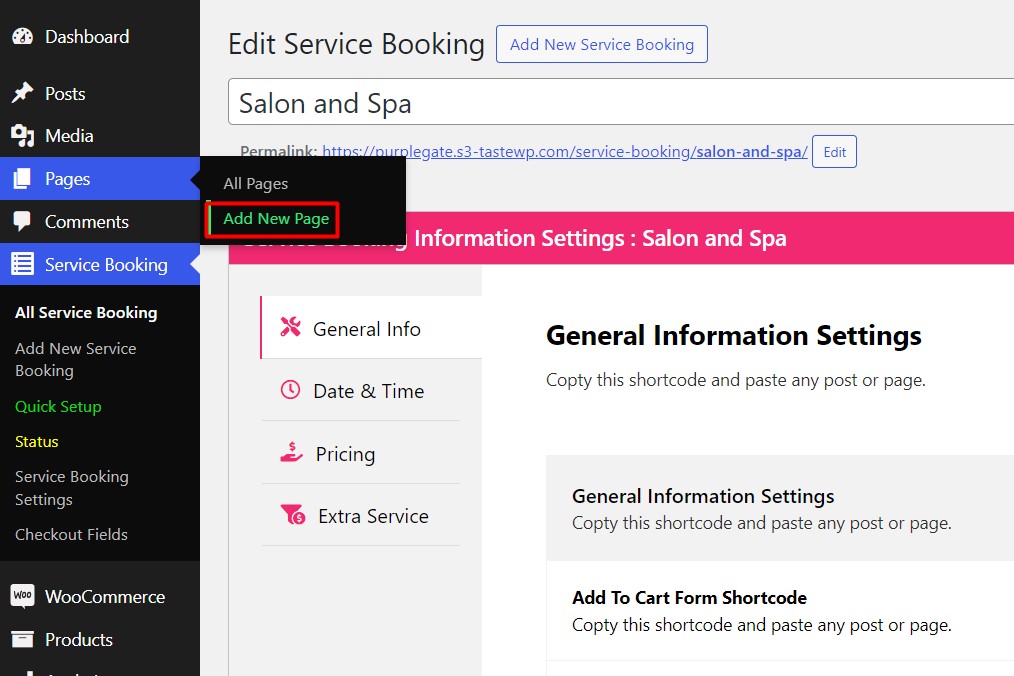How to Make Salon website using WordPress Salon Booking Plugin 17