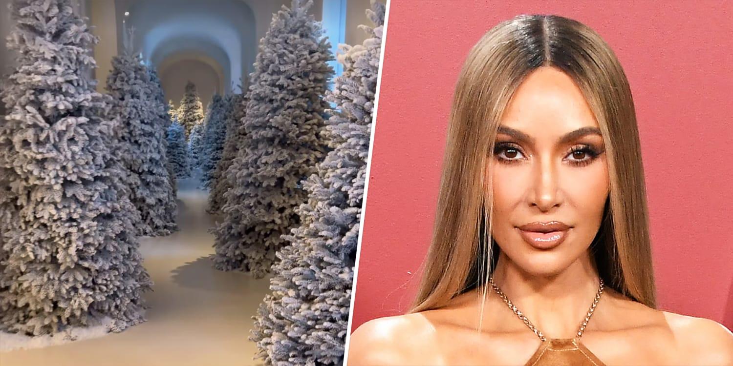 kim kardashian christmas decorations