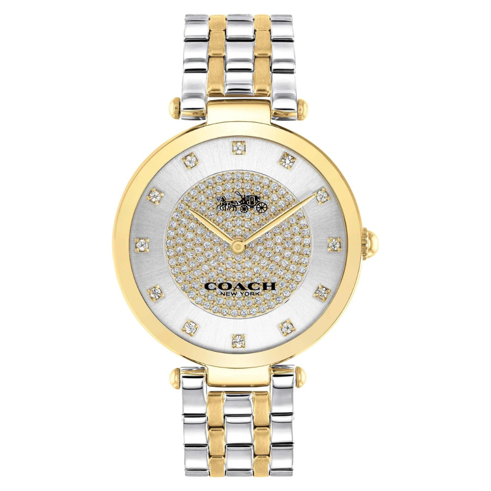 Coach Park Two-Tone Stainless Steel Women's Watch - 14503645, likely featuring a precise quartz movement