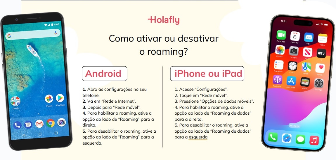 Descubra como ativar ou desativar o roaming da Claro.