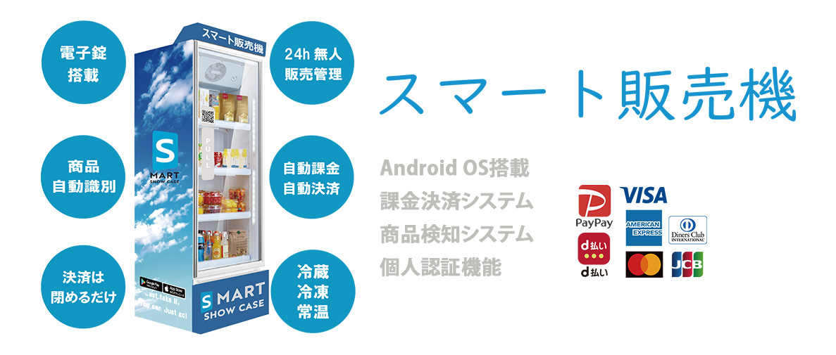 小さいサイズかつ機能性が高い自販機を設置したいなら「スマリテ」がおすすめ
