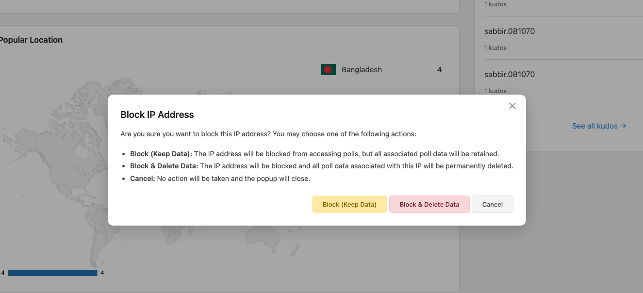 how to block IPs in wordpress