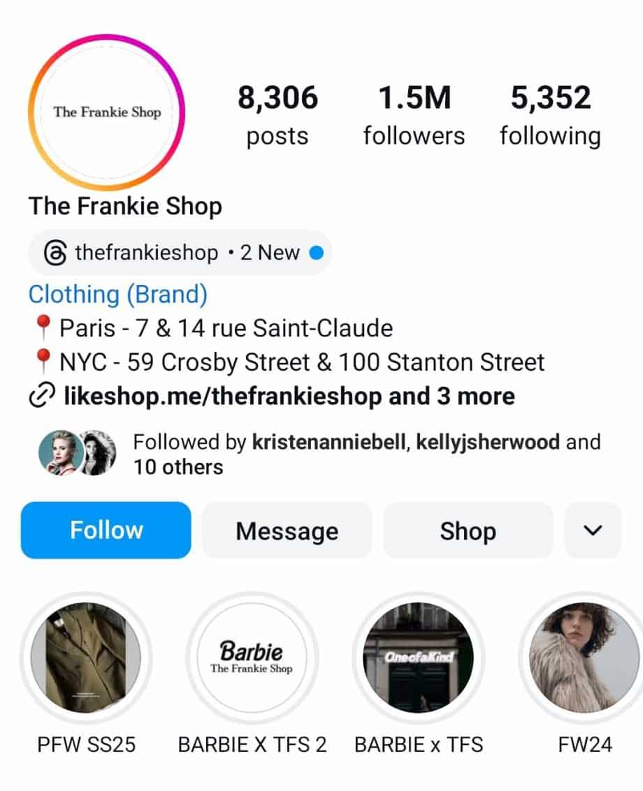 The Top Online Clothing Boutiques from Instagram - The Frankie Shop