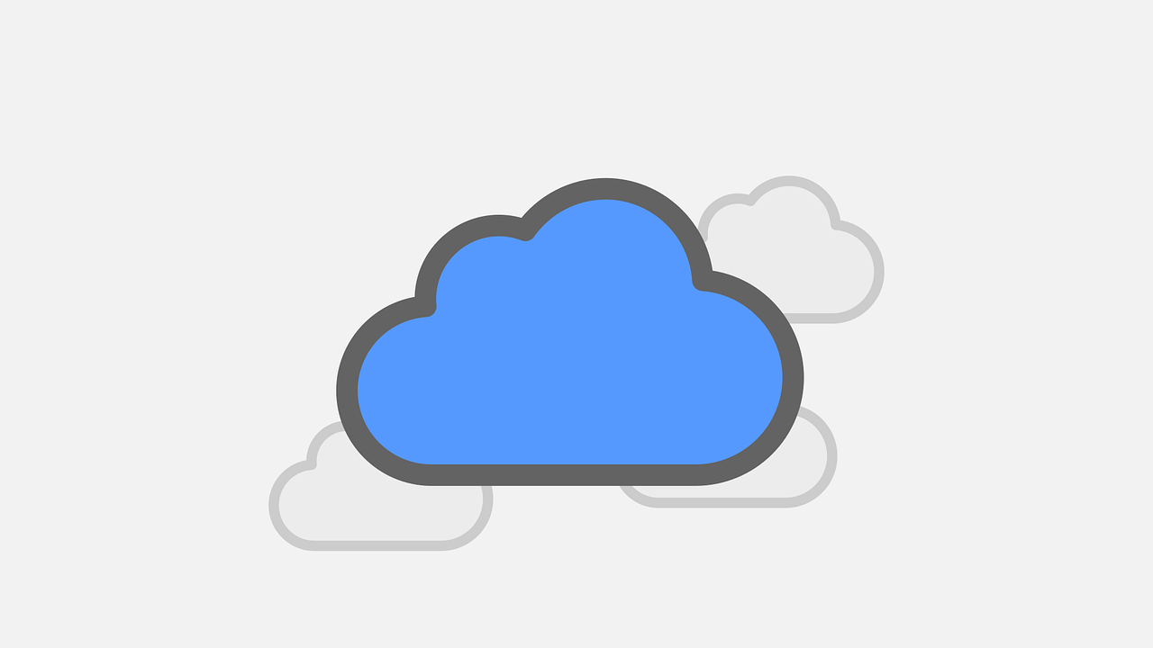 A cloud computing icon