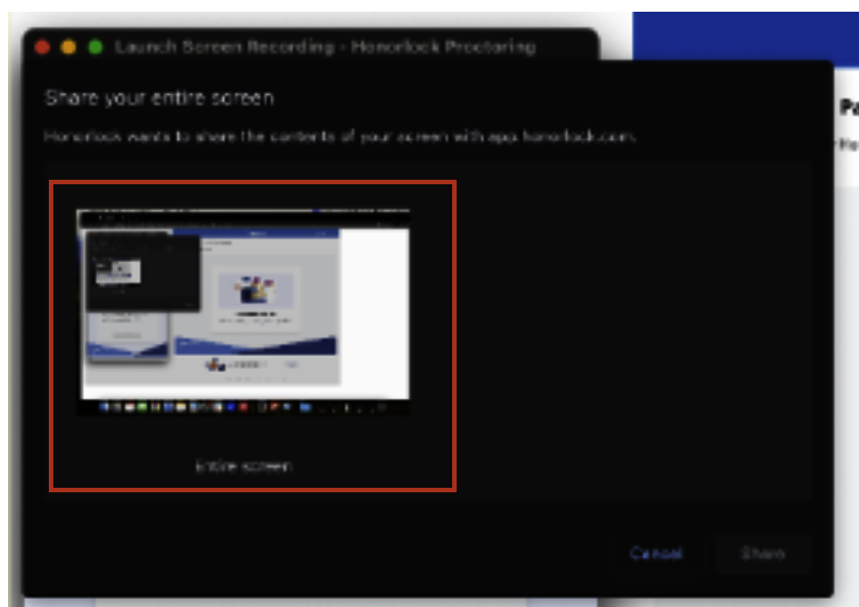Select the thumbnail of your computer screen.