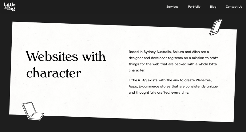 An example of Space Grotesk in use