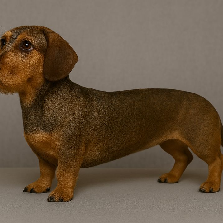 wire-haired-dachshund-with-Short-Utility-Clip