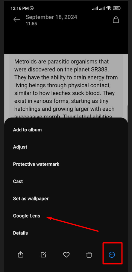 Convert an Image to Text in Mobile