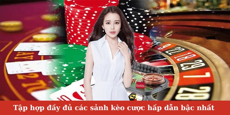 Tập hợp đầy đủ các sảnh kèo cược hấp dẫn bậc nhất 