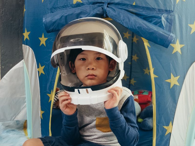 decoração astronauta festa infantil tema