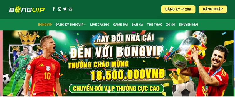 Bongvip - Nền tảng cá cược hàng đầu Việt Nam