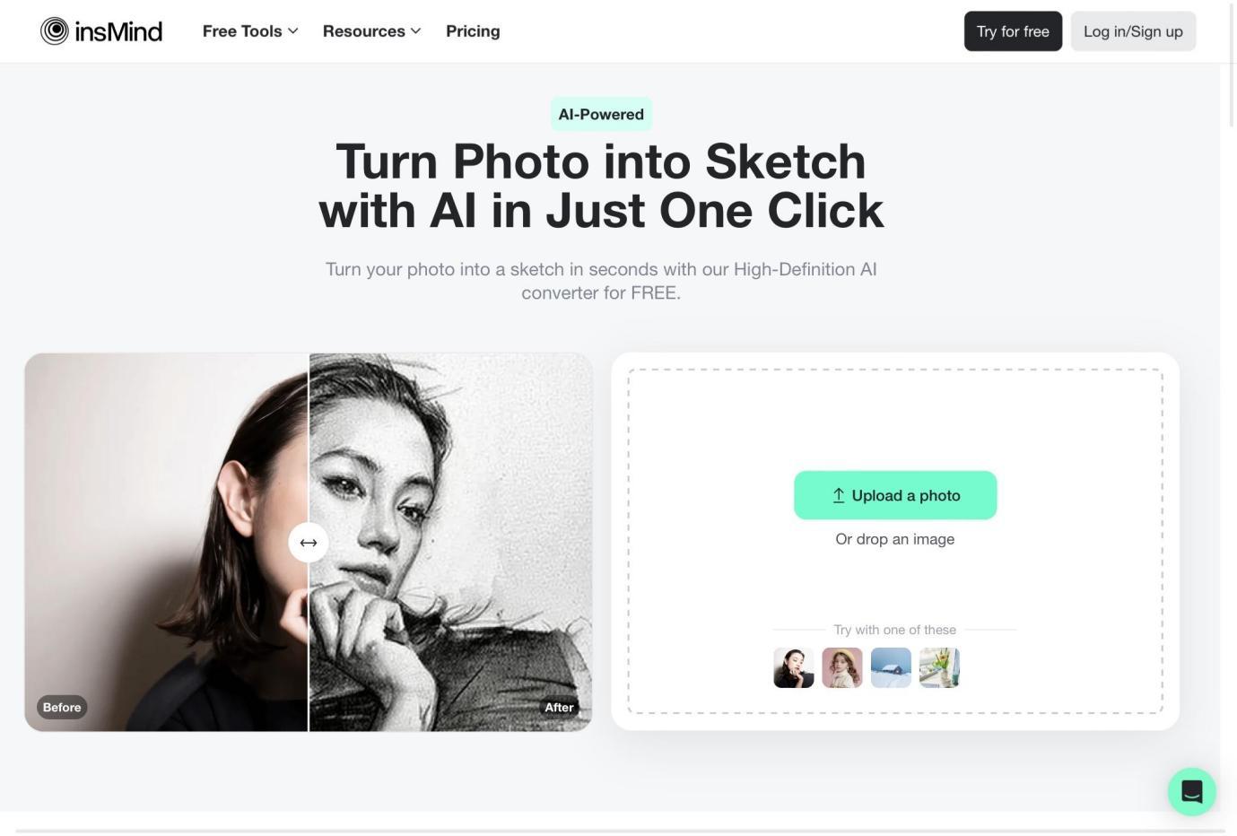 photo to sketch - toolpage