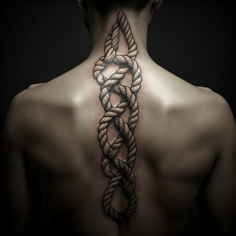Simple Rope tattoo
