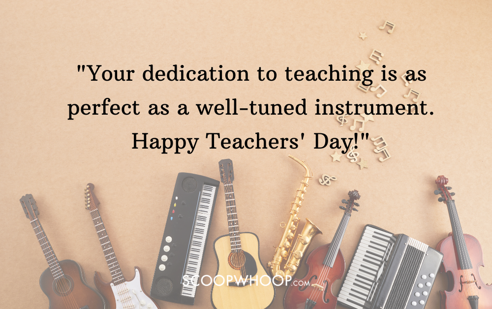 teachers day wishes for music teacher