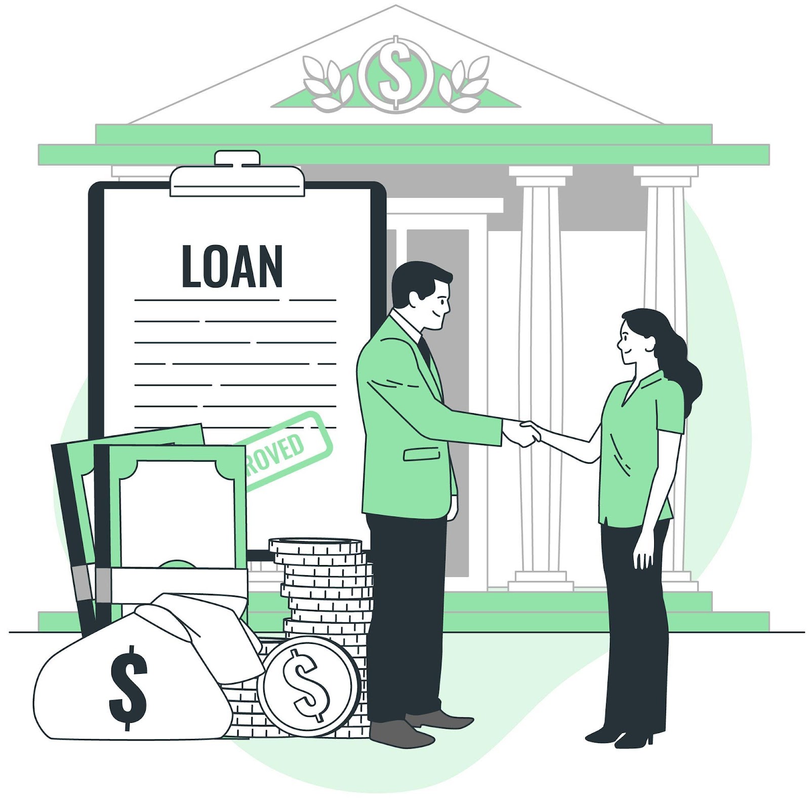 personal loan with default