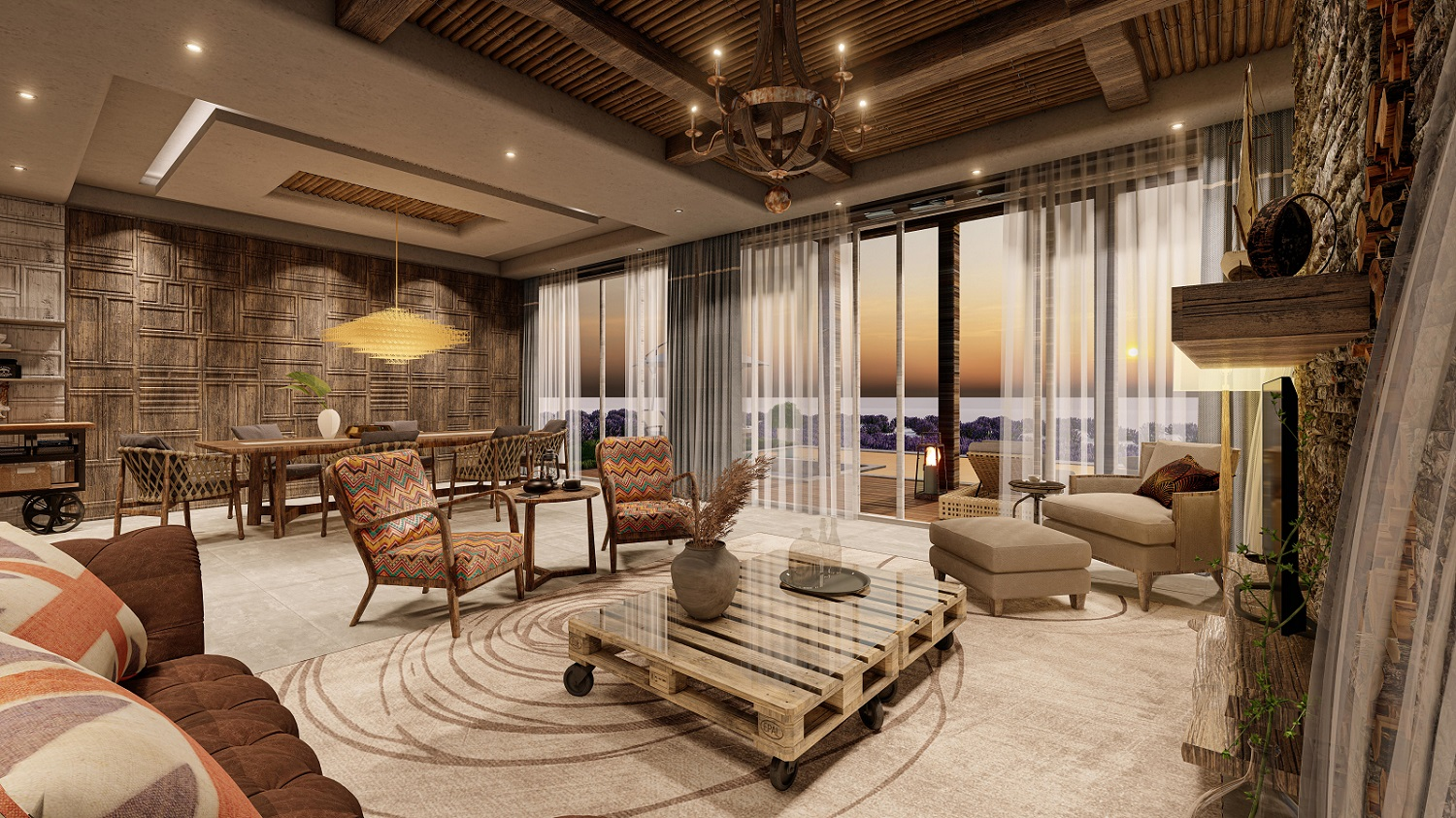 Phối cảnh nội thất Villa Đơn lập
