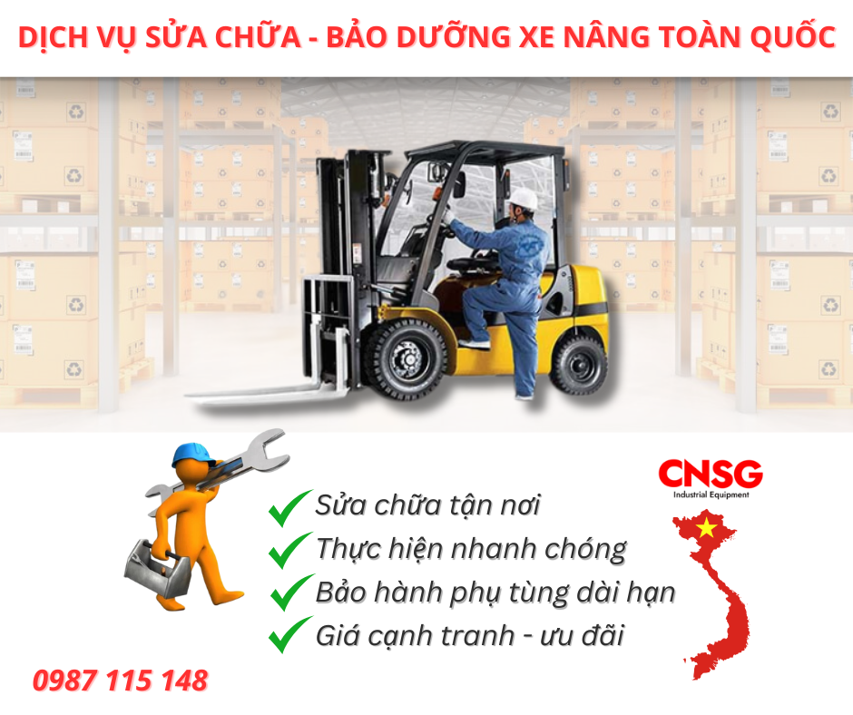 Giải quyết mọi sự cố xe nâng nhanh chóng tại nơi làm việc [Xem tại đây]