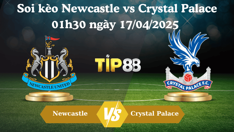 Soi kèo Newcastle vs Crystal Palace 01h30 ngày 17/04/2025