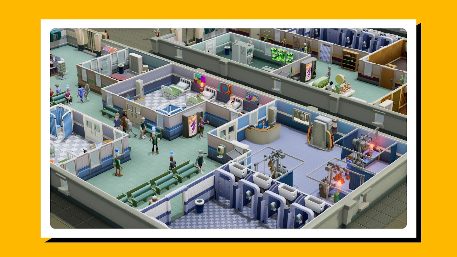 Gameplay screenshot from Two Point Hospital