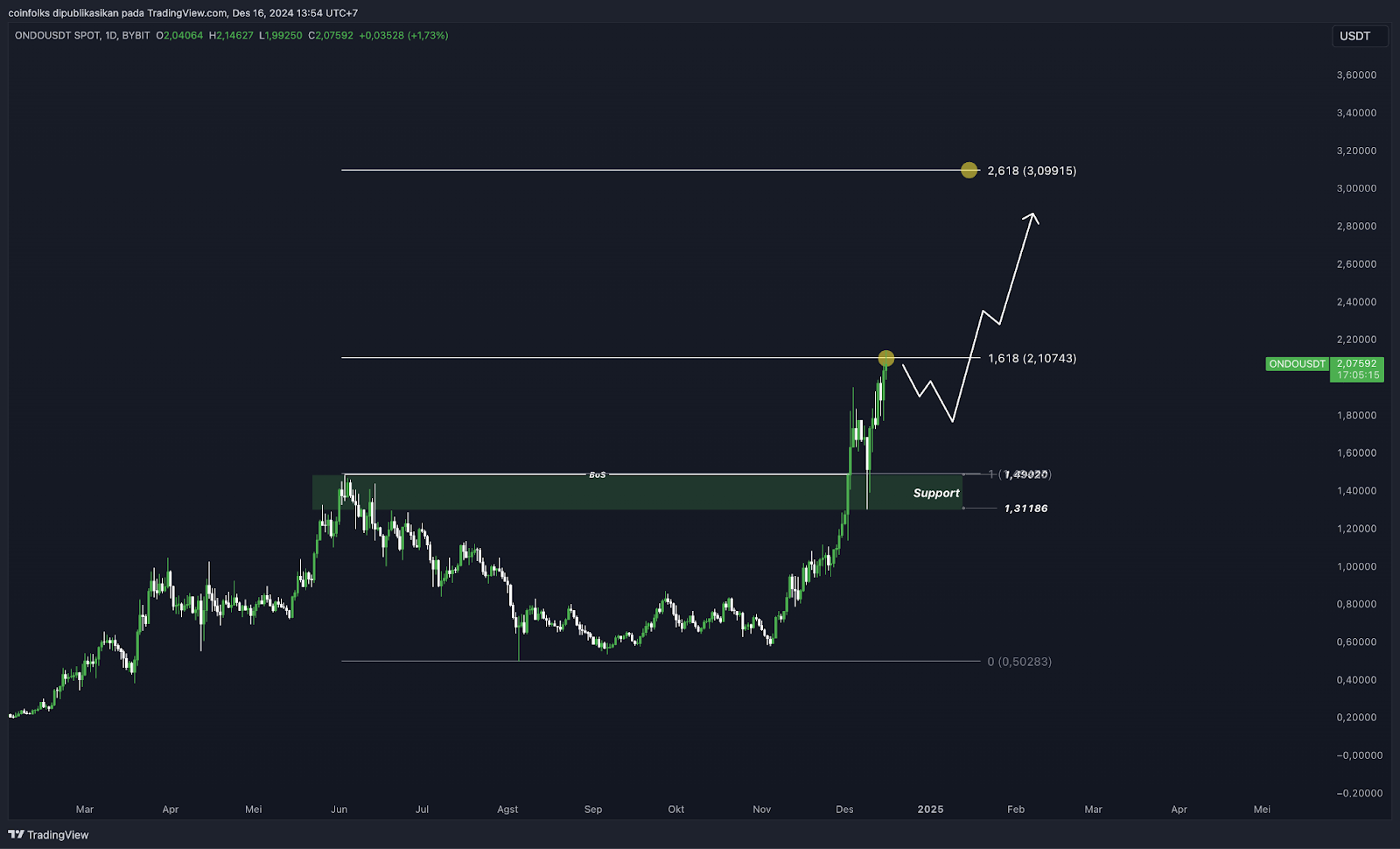 Top 5 Altcoin Yang Harus Kamu Pantau Minggu Ini (17 Desember 2024)