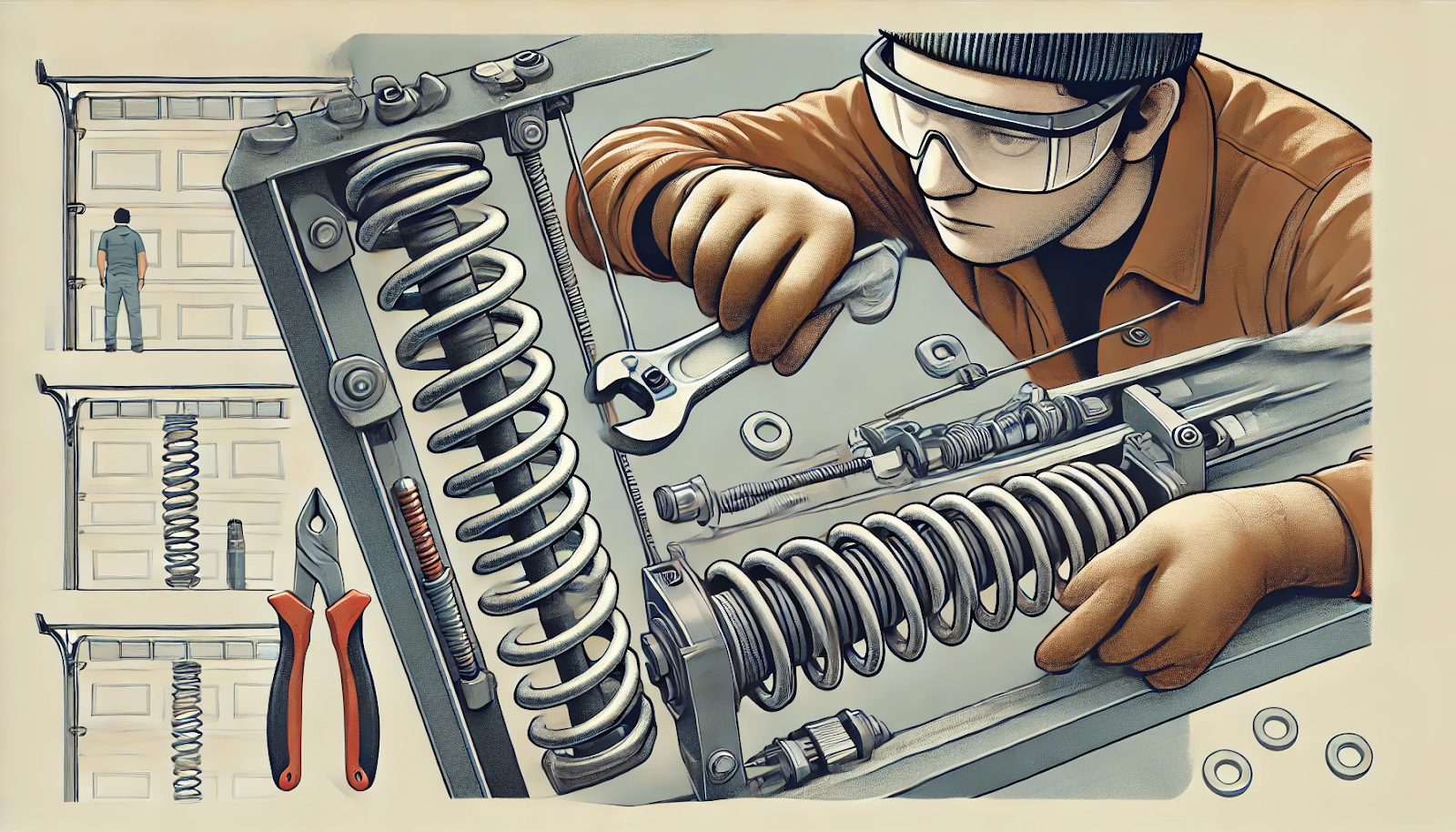 how to replace garage door spring