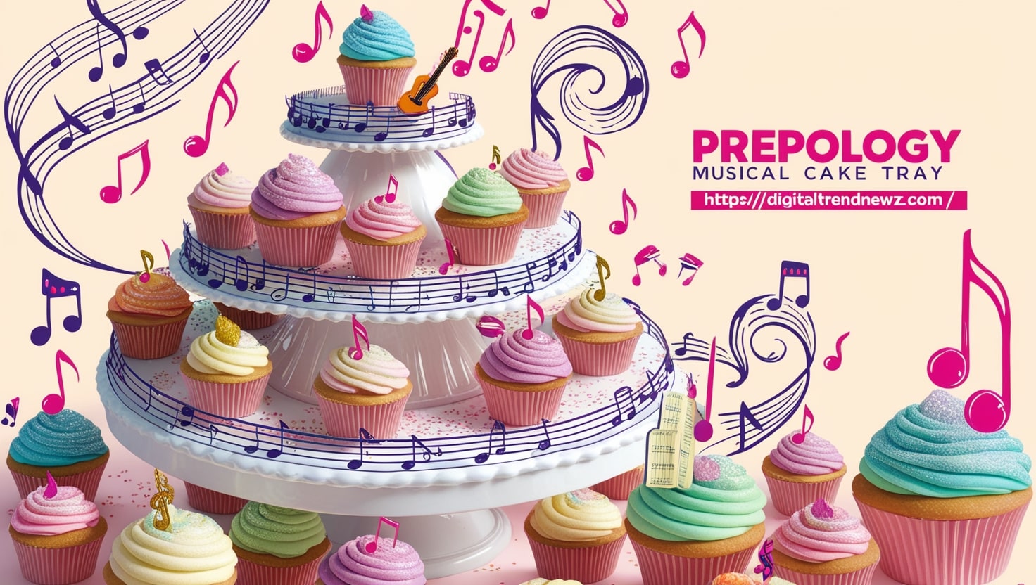 Prepology Musical Cake Tray Features