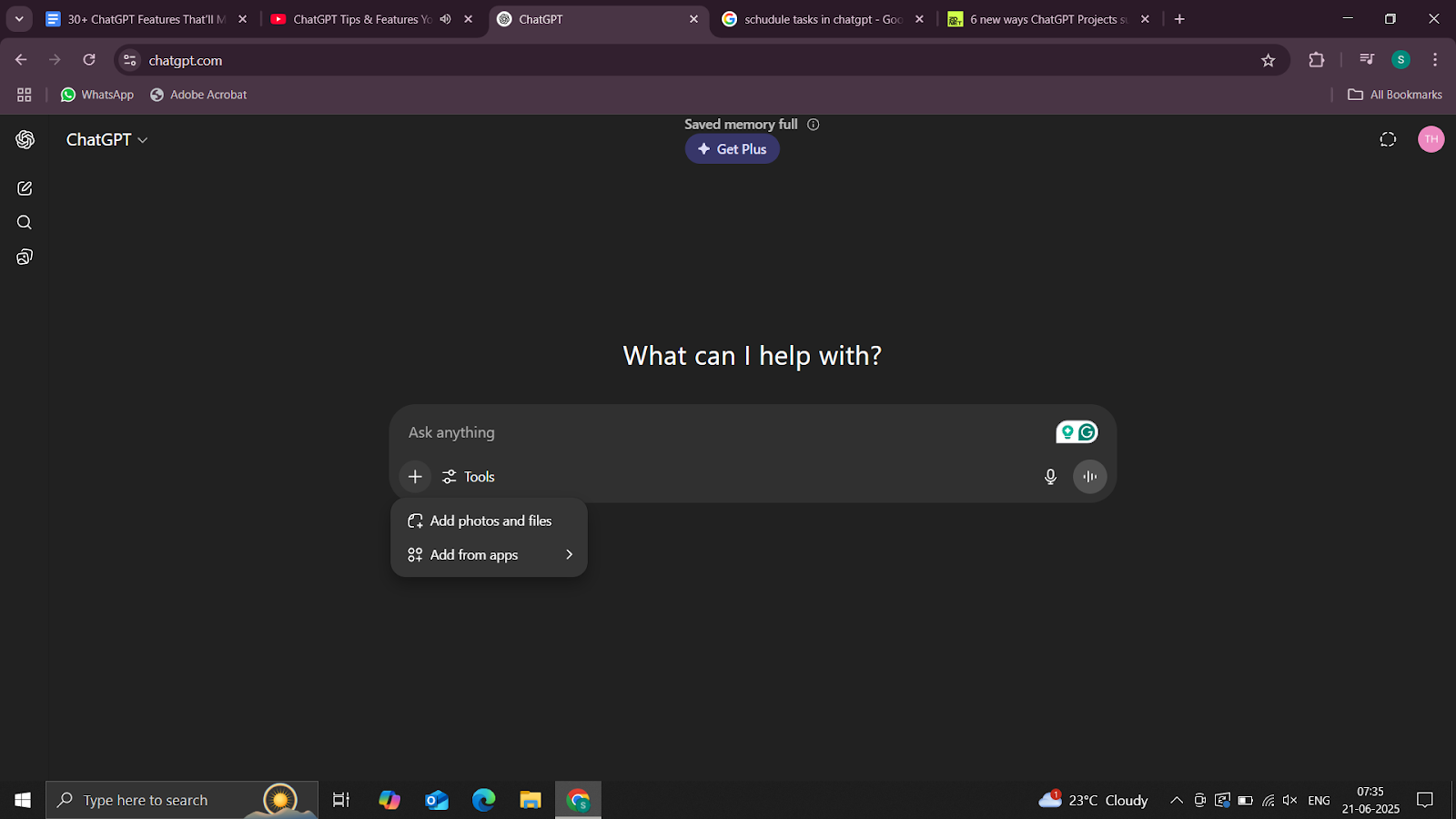 ChatGPT file upload feature use cases