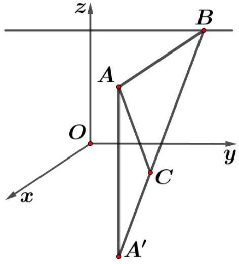 A diagram of a triangle with lines and arrows

AI-generated content may be incorrect.