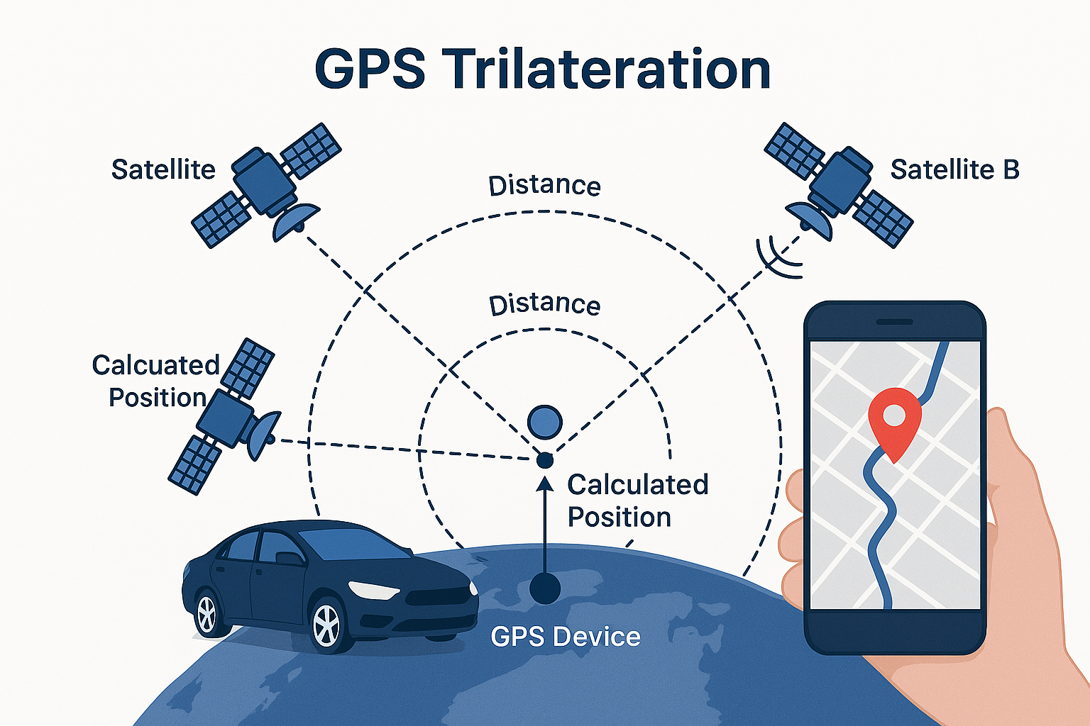 GPS Trilateration