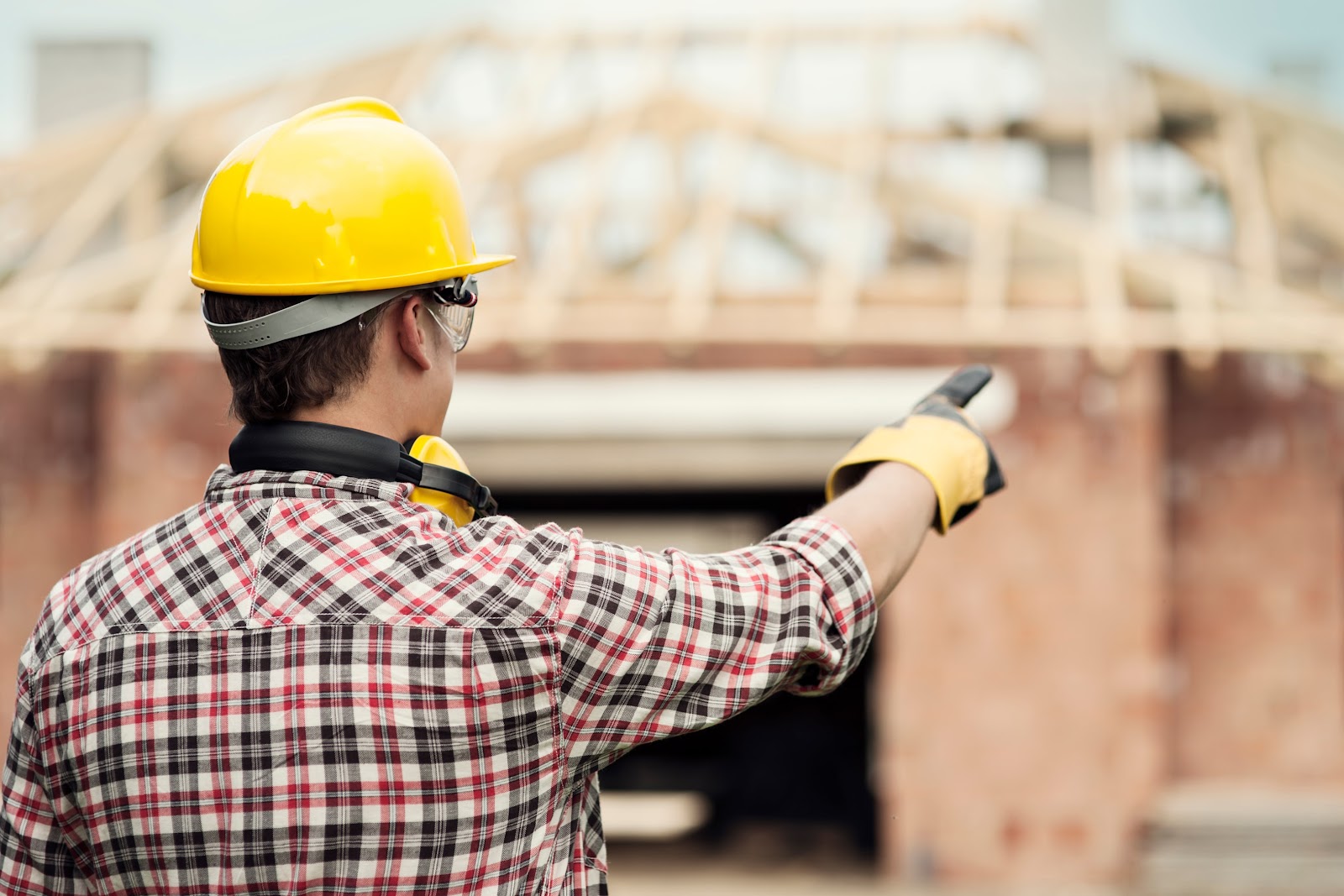 man working in construction