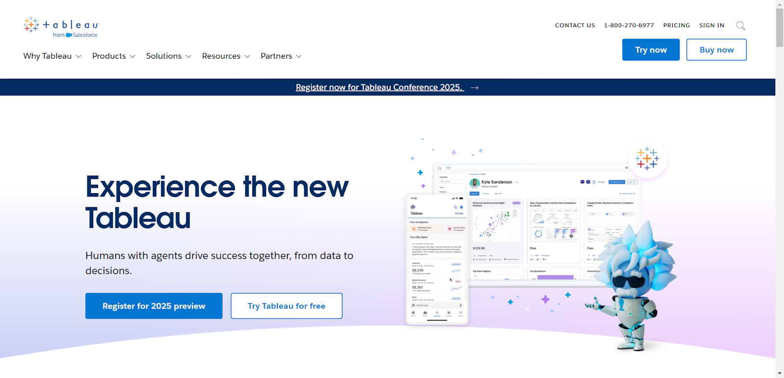 Tableau Homepage