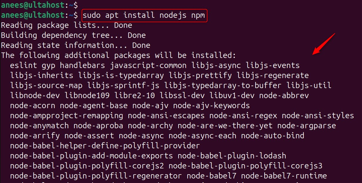 install nodejs