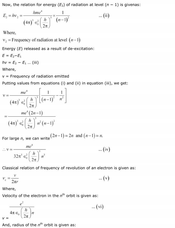 NCERT Solutions For Class 12 Physics Chapter 12 Atoms 14