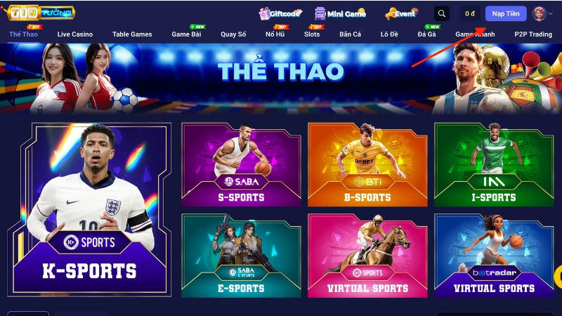 Hướng dẫn nạp tiền Tin88 chuẩn xác