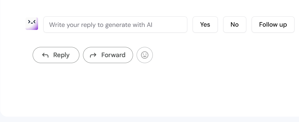 A screenshot of Merlin AI chat box in Gmail 