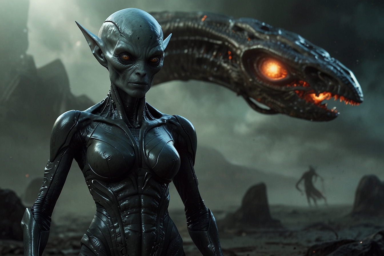 Evil Female Alien Burla